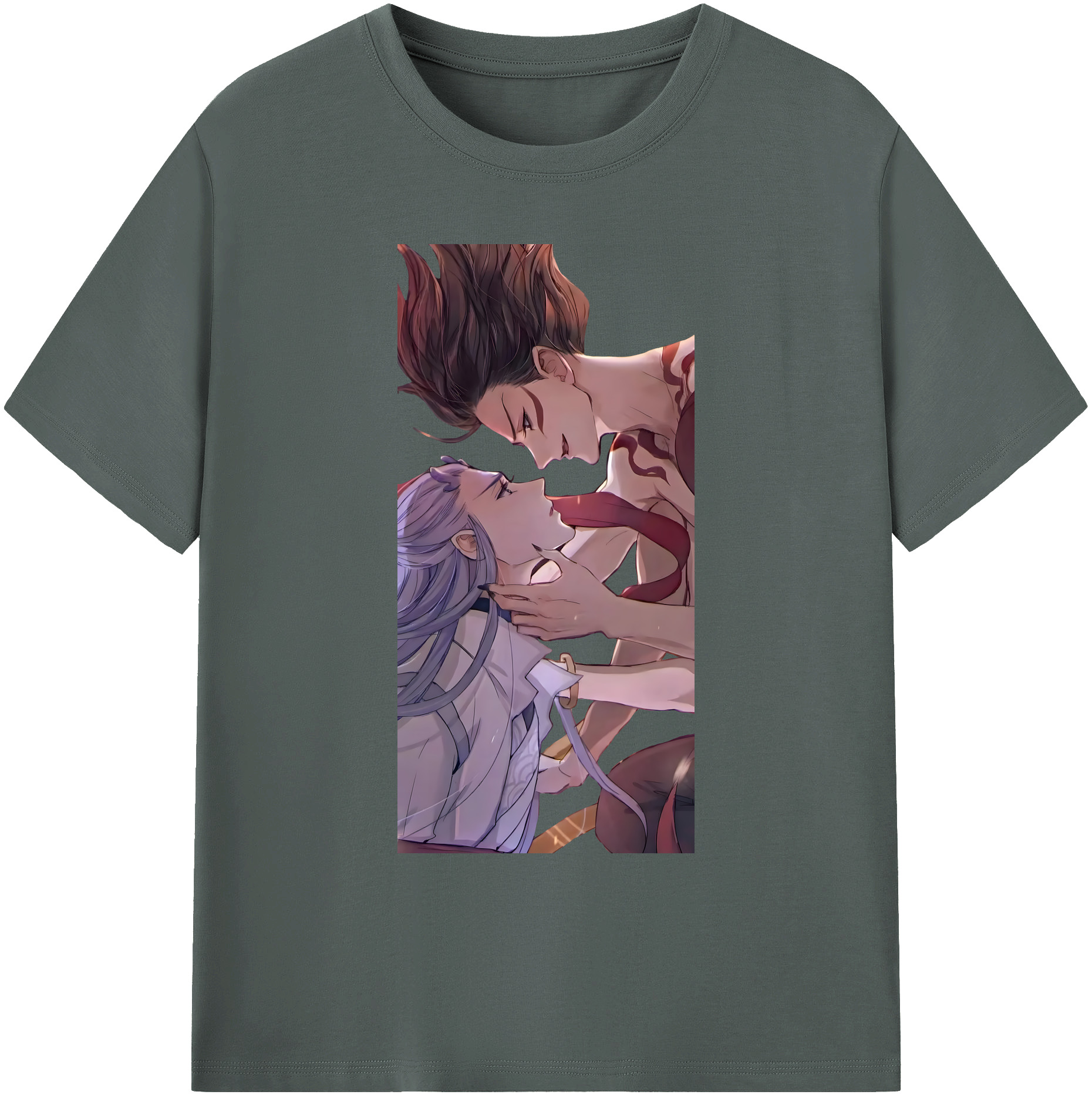 （画像用） Ne Zha 2 ナタ 魔童の大暴れ 綿100％ メンズ半袖Tシャツ｜肌触りやわらか＆通気性